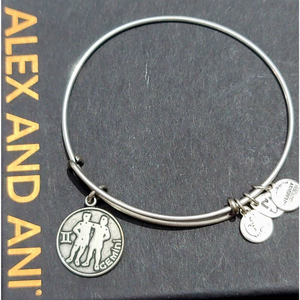 Alex and Ani Gemini Charm Bracelet